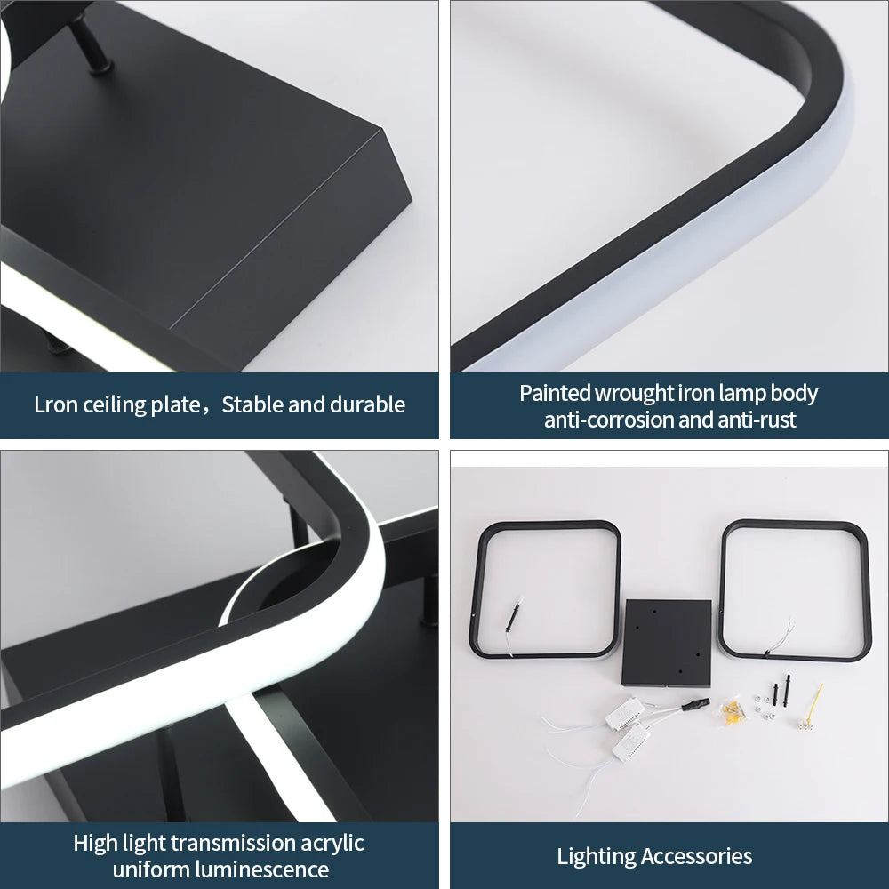 Nero – Nowoczesna Lampa Sufitowa LED