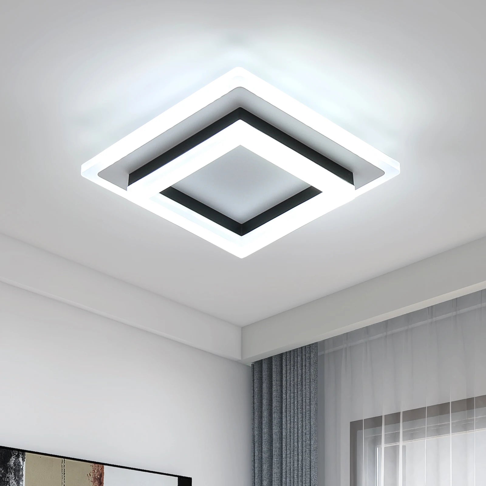 Vetro Square – nowoczesna lampa sufitowa
