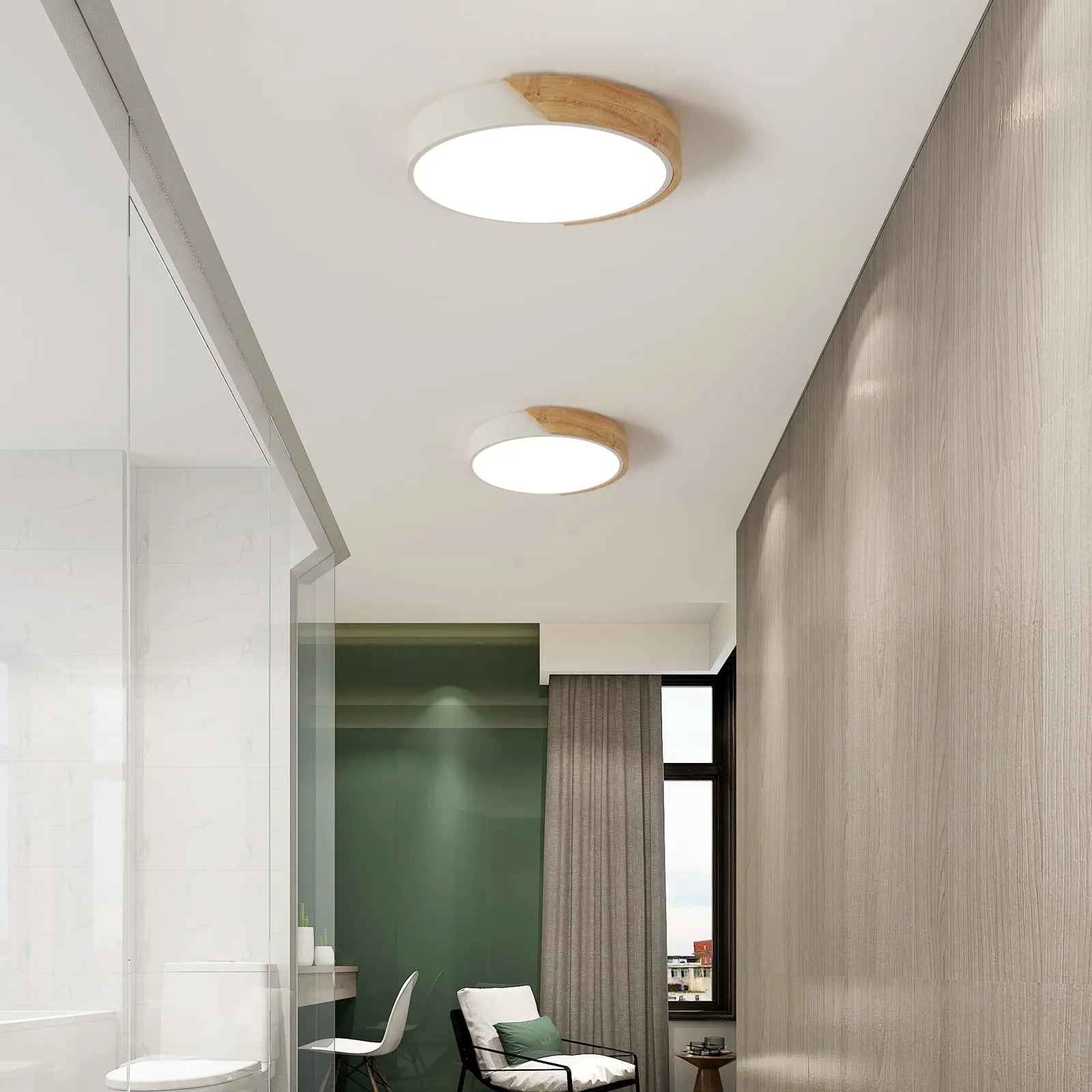 Oak Ring – nowoczesna lampa sufitowa