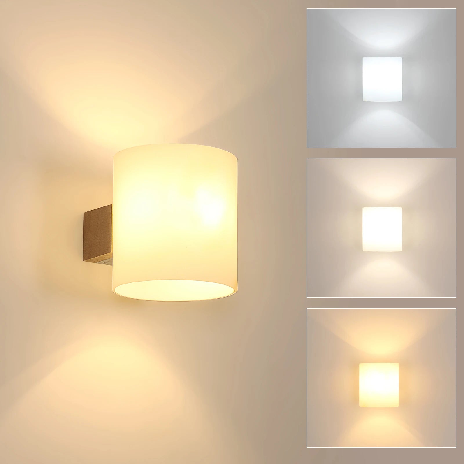 Nordic Wood – Nowoczesny Kinkiet Ścienny