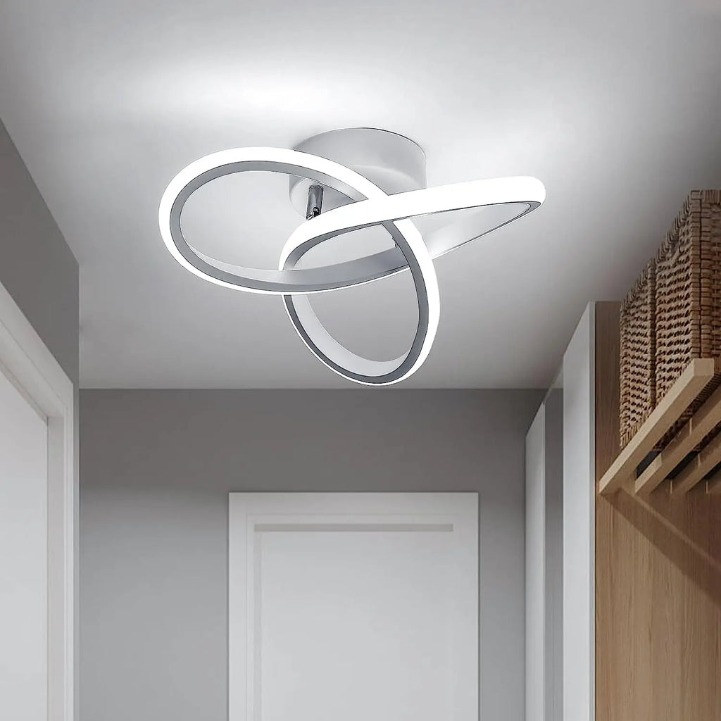 Modern LED Ceiling Light,25cm Clover shape Ceiling Lamp,Various lights for Hallway,Living Room,Bedroom 3000K/4500K/6500K