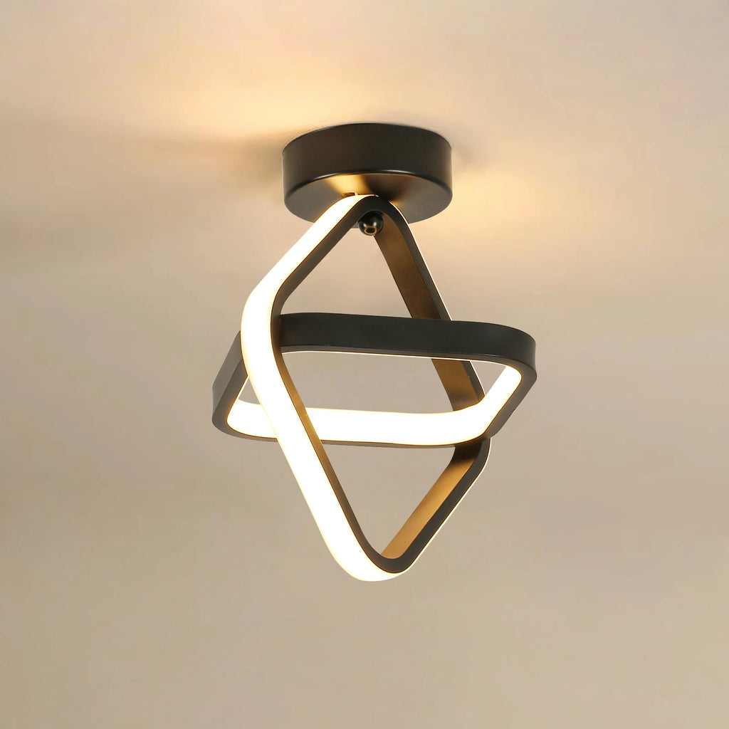 Square LED Ceiling Light,Modern 24W 2700LM,3000K Warm White,Diameter 22CM,Suitable for Corridor, Balcony,Kitchen,Dining Room