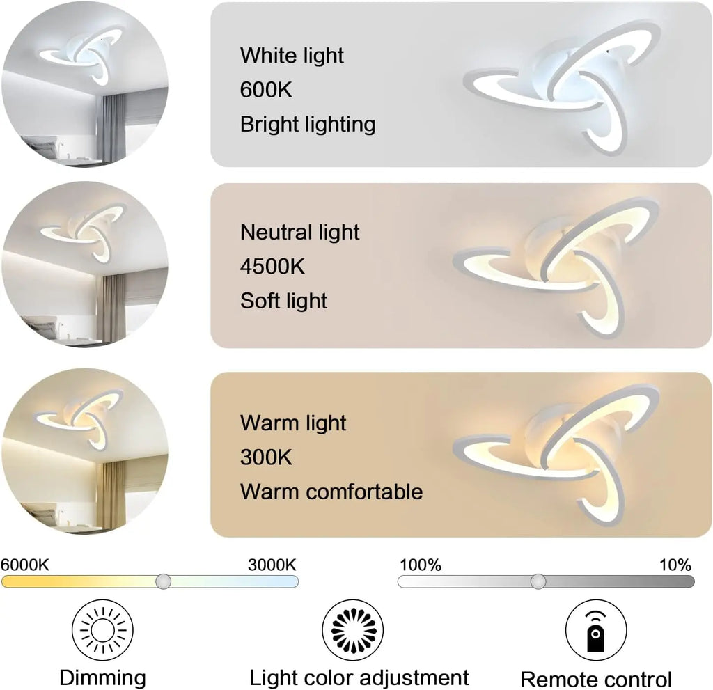Trinitas – nowoczesna lampa sufitowa