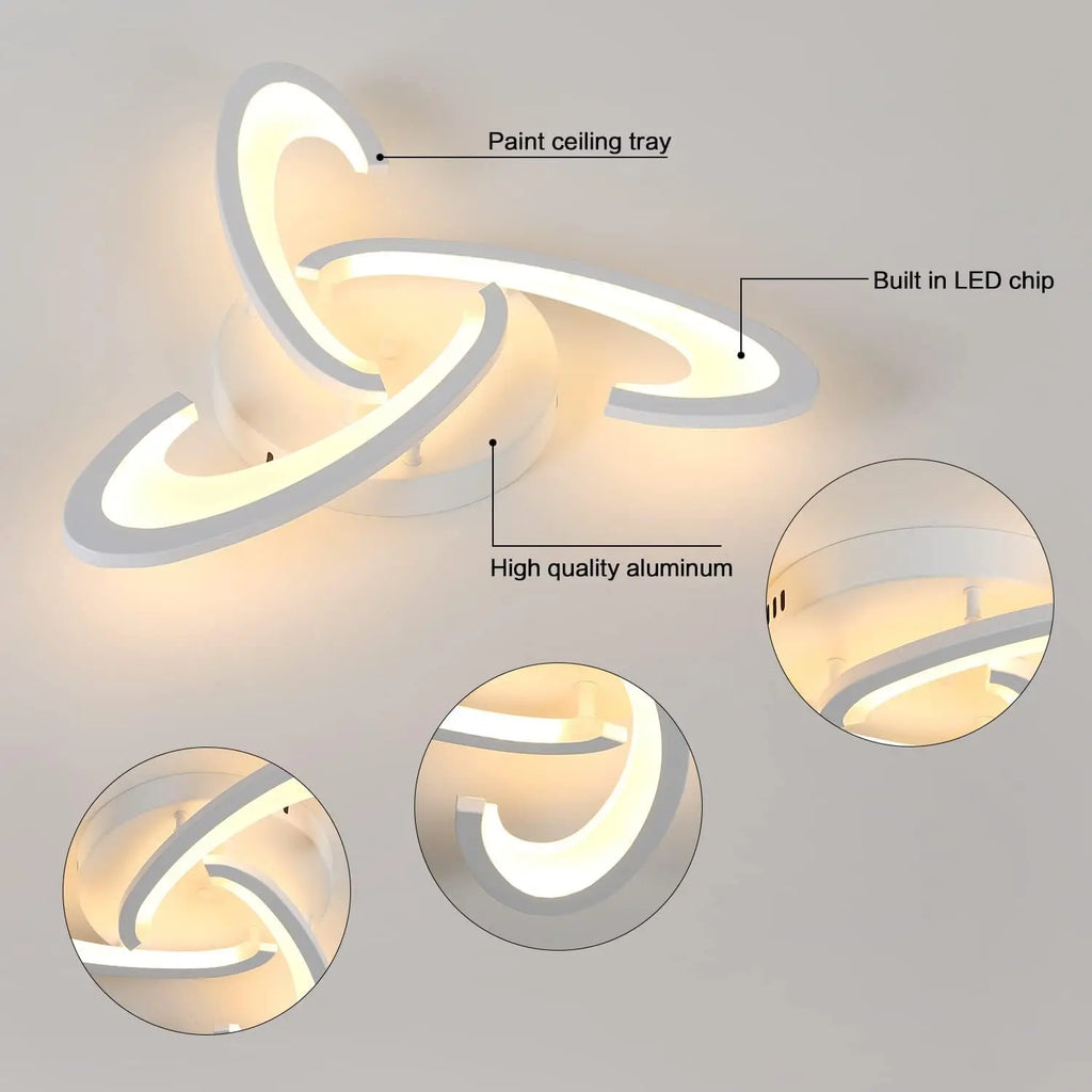 Trinitas – nowoczesna lampa sufitowa