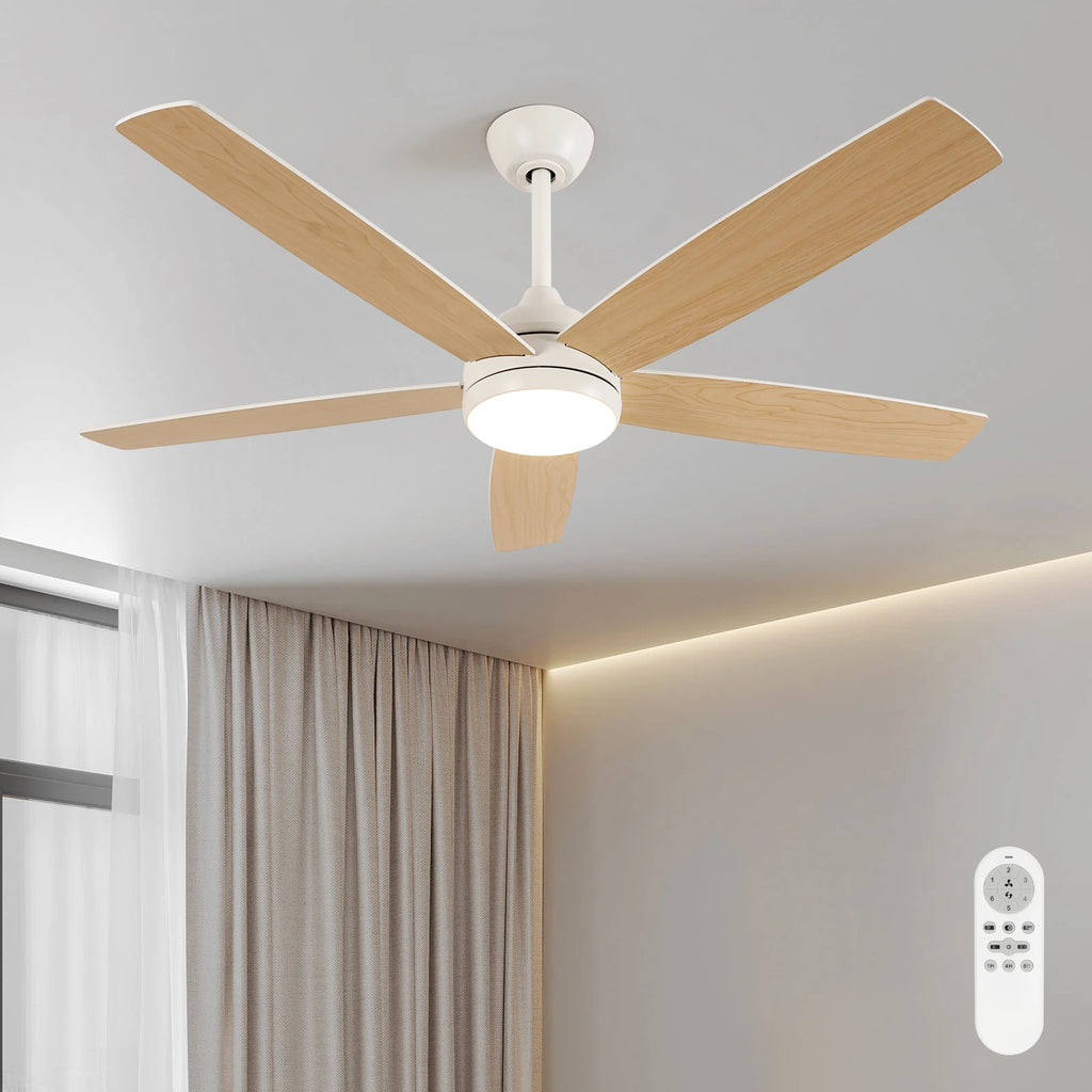 Dimmable Ceiling Fans Lights,LED Ceiling Fan With Remote Control,Adjustable 3-Color Temperatures Ceiling Fan Lamp 3000K-6500K