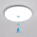 LED Ceiling Light with Motion Sensor,36W 2800LM Modern Round LED Ceiling Lamp for Outdoor,Hallway,Balcony,Cold White Light