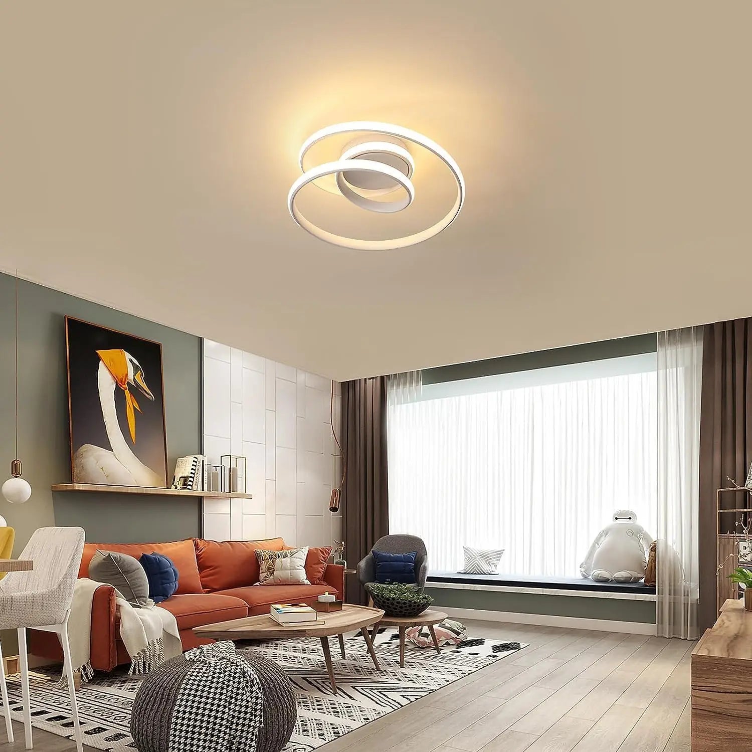 Spiral – nowoczesna lampa sufitowa