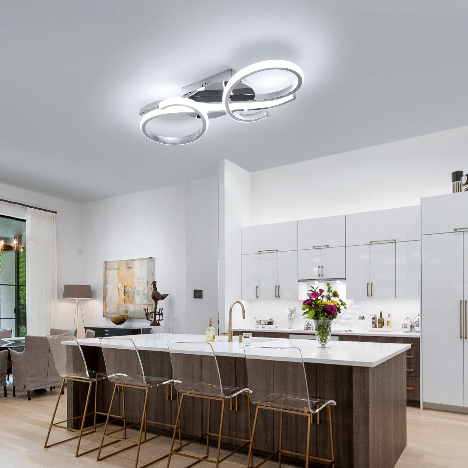 Ufo Chrome – nowoczesna lampa sufitowa