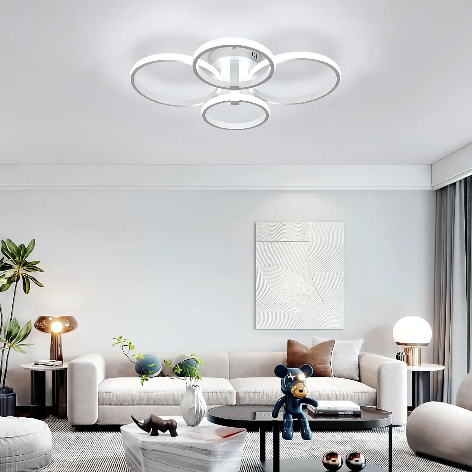 Orbit White – nowoczesna lampa sufitowa