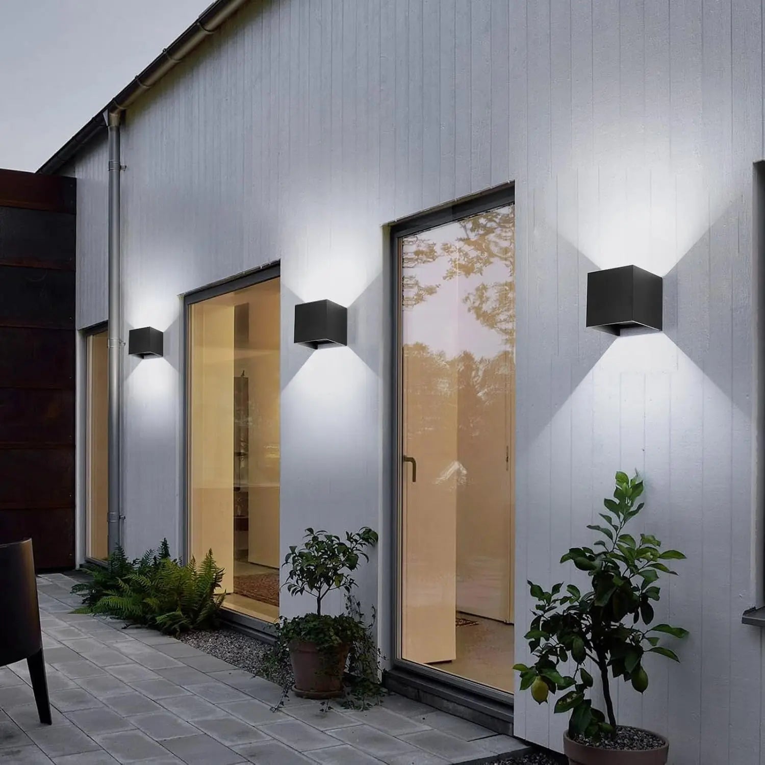 Cube Outdoor Duo (2pc) - nowoczesny kinkiet zewnętrzny