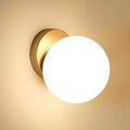 Indoor Wall Light,Nordic Wall Lights with Glass Ball,Lampshade Diameter 15 cm,Wall Lighting E27 for Bedroom(Without Bulb)