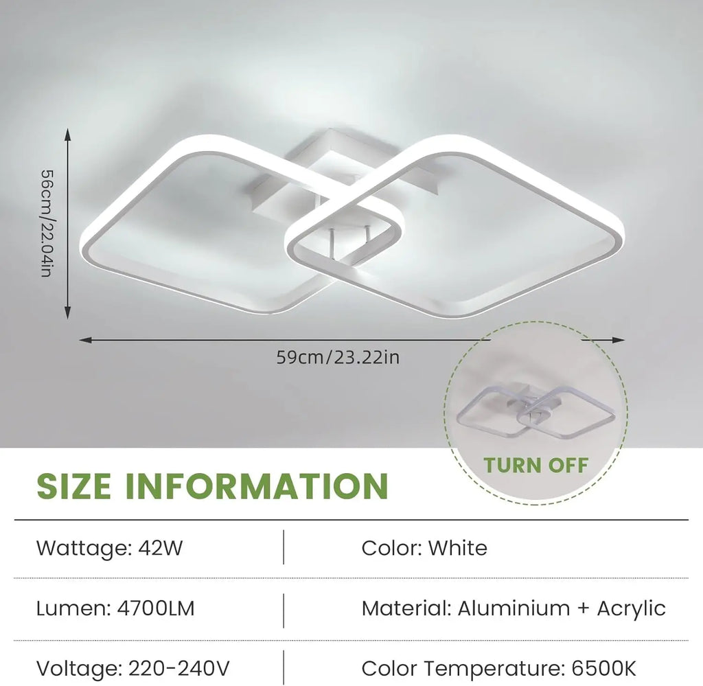 Crux – nowoczesna lampa sufitowa