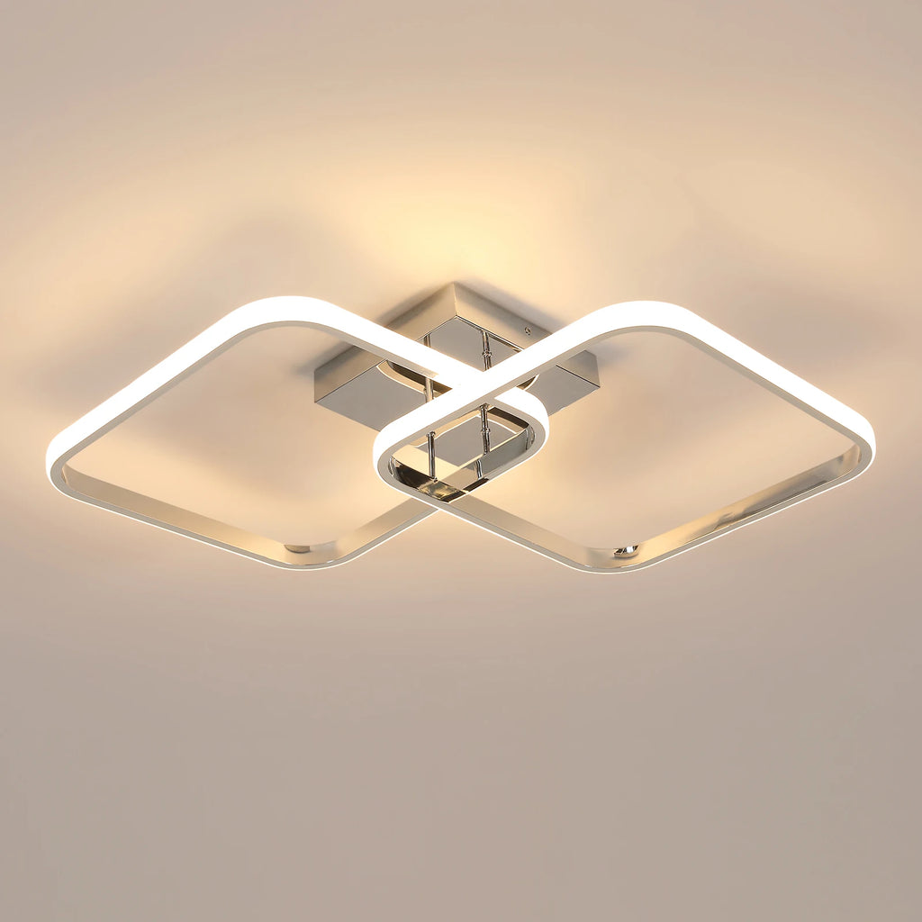 Twin Chrome – nowoczesna lampa sufitowa