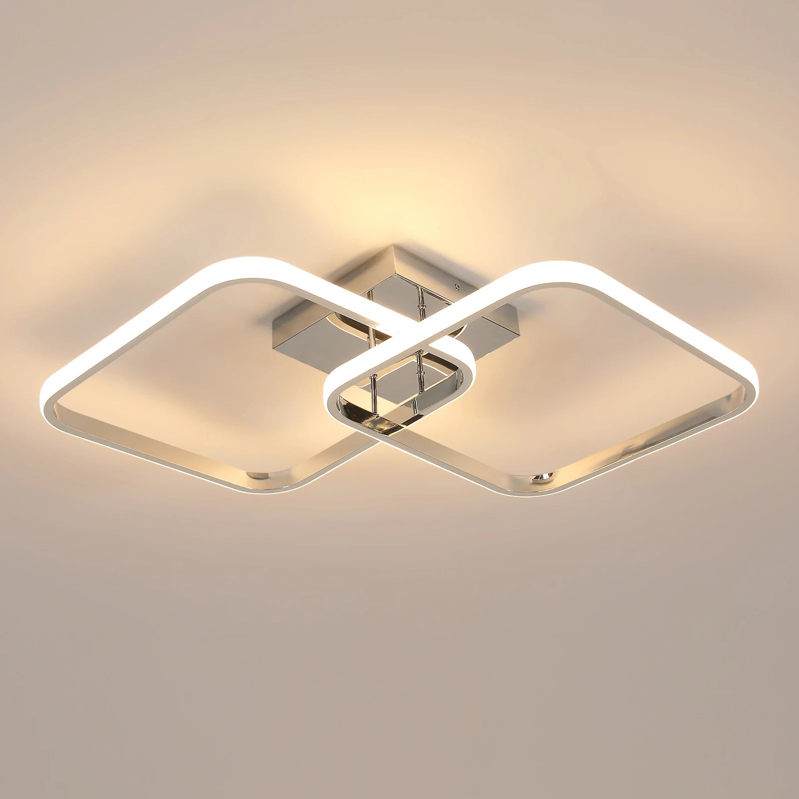 Twin Chrome – nowoczesna lampa sufitowa