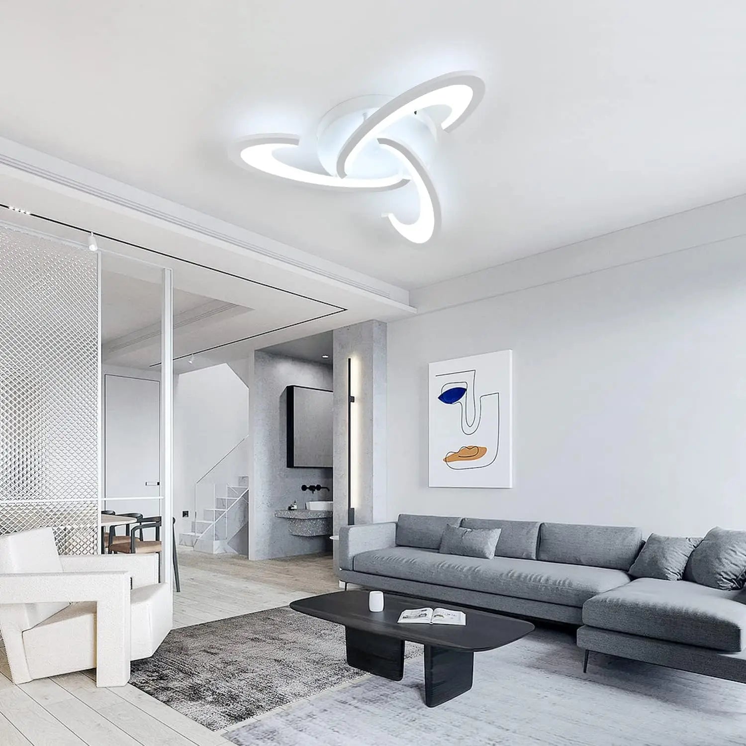 Trinitas – nowoczesna lampa sufitowa
