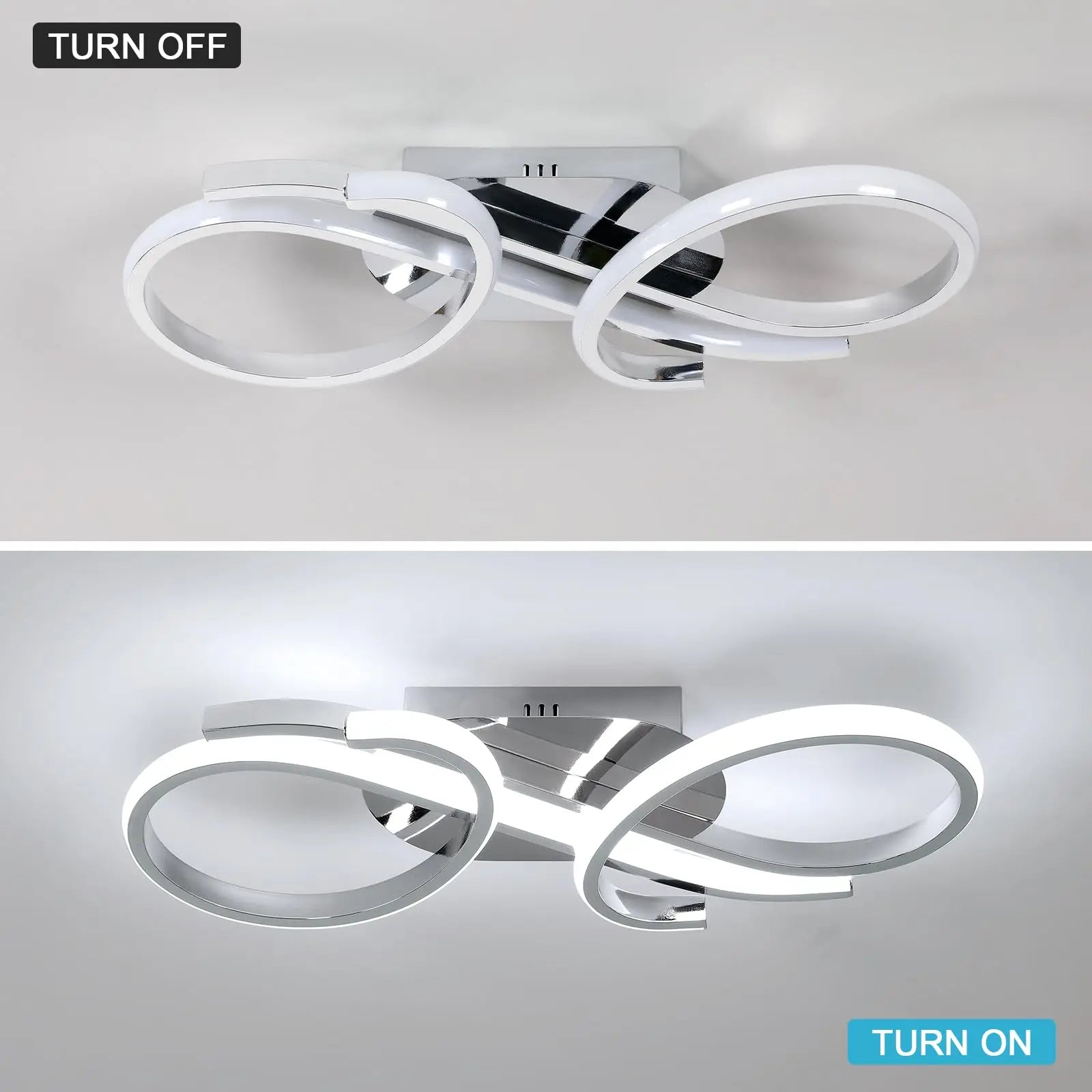 Ufo Chrome – nowoczesna lampa sufitowa