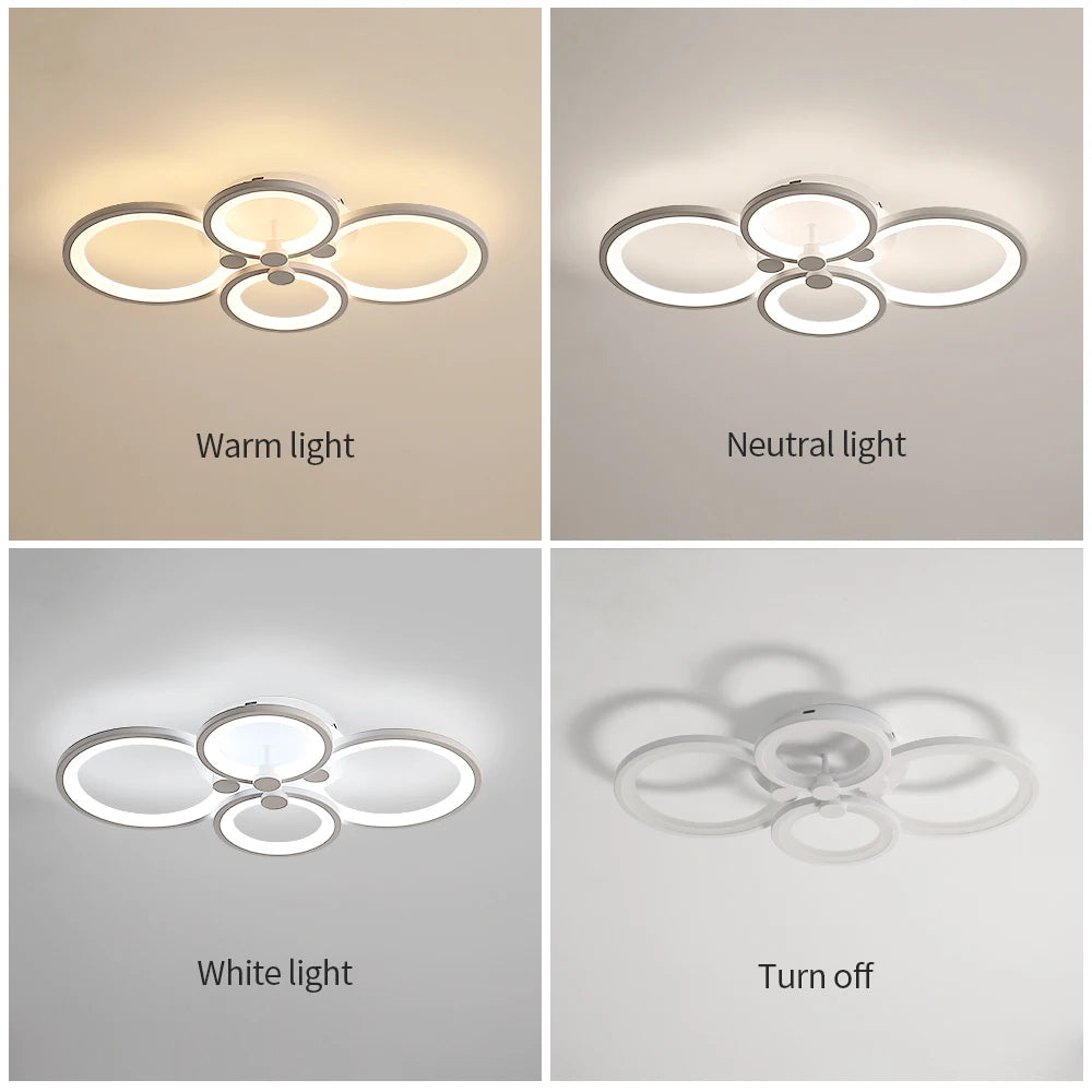 Quad Ring – Nowoczesna Lampa Sufitowa