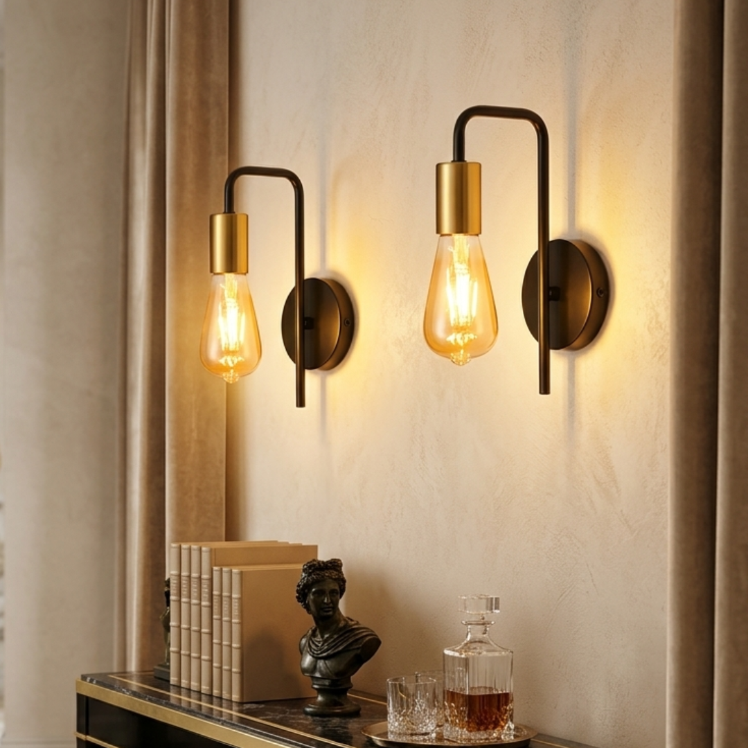 Industrial Duo (2pc) – nowoczesny kinkiet ścienny/ outdoor